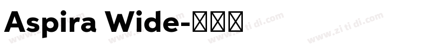 Aspira Wide字体转换